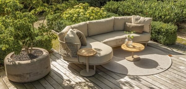 Sardinia Luxe Loungeset Latte + Stoel