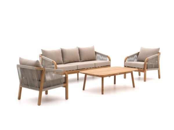 Bellagio Perzano stoel-bank loungeset 4-delig